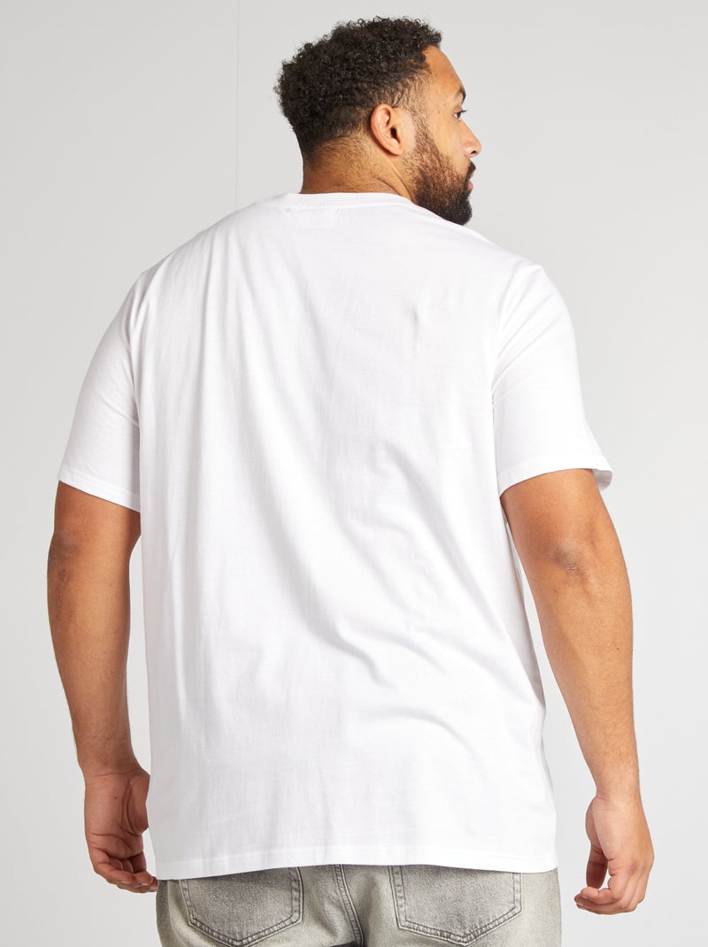 T-shirt imprimé 'Mario' blanc - Kiabi