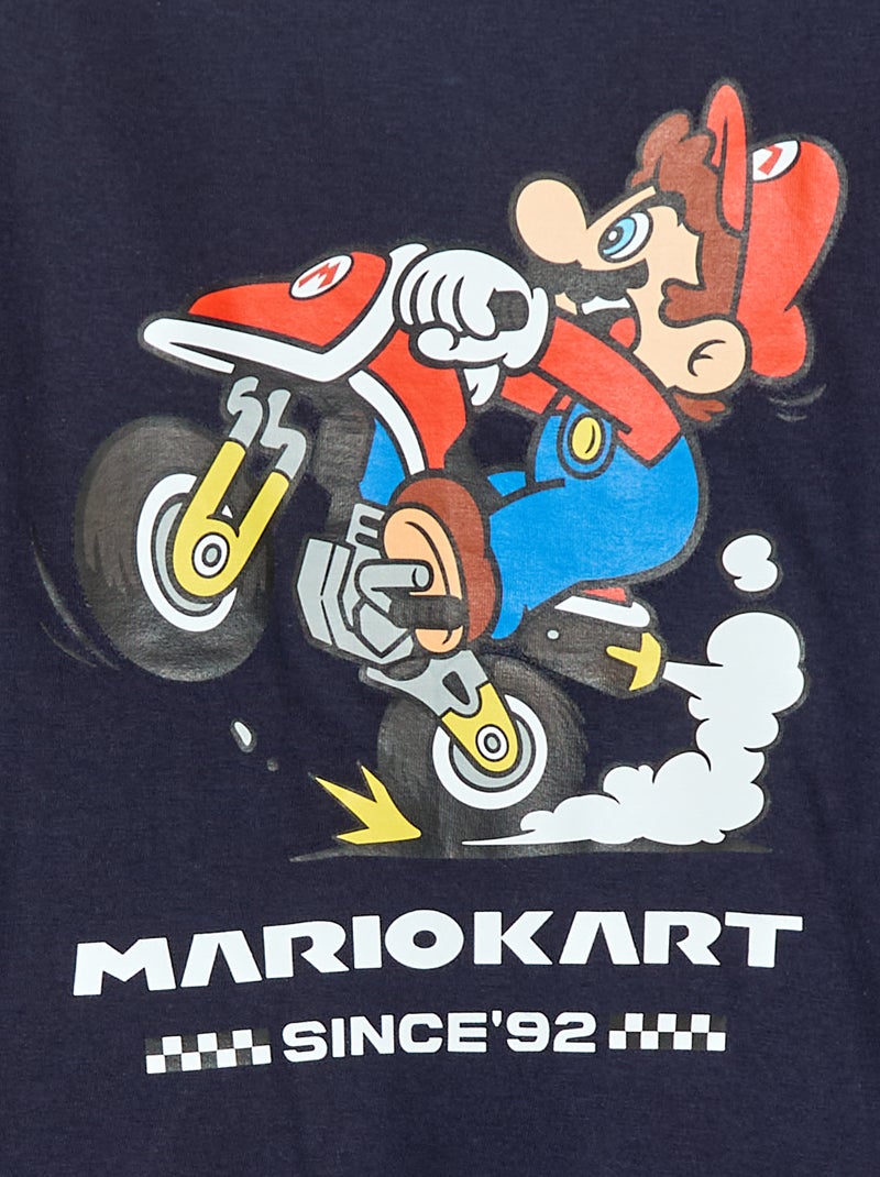 T-shirt imprimé 'Mario' Bleu - Kiabi