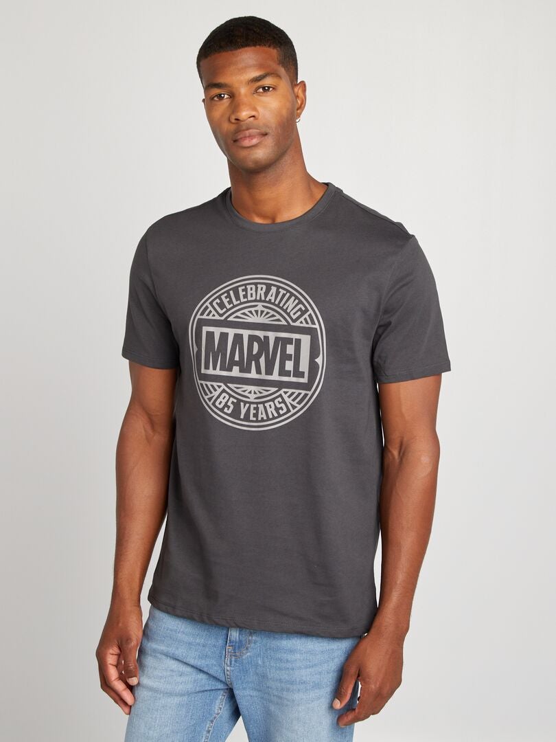 T-shirt imprimé 'Marvel' Gris - Kiabi