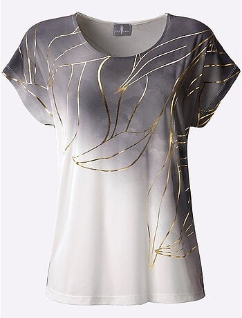 T-shirt Imprimé Matière Supérieure Facile D'entretien - Taille Standard - Witt