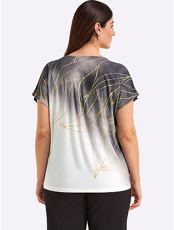 T-shirt Imprimé Matière Supérieure Facile D'entretien - Taille Standard - Witt