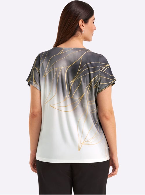 T-shirt Imprimé Matière Supérieure Facile D'entretien - Taille Standard - Witt - Kiabi