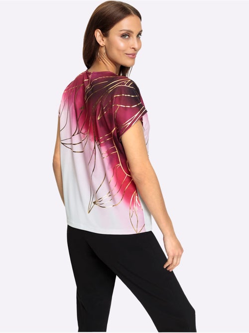 T-shirt Imprimé Matière Supérieure Facile D'entretien - Taille Standard - Witt - Kiabi