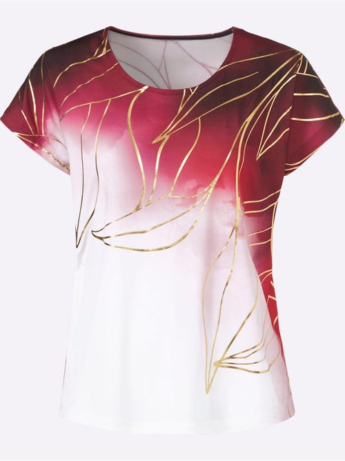 T-shirt Imprimé Matière Supérieure Facile D'entretien - Taille Standard - Witt - Kiabi