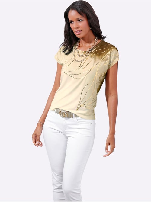 T-shirt Imprimé Matière Supérieure Facile D'entretien - Taille Standard - Witt - Kiabi