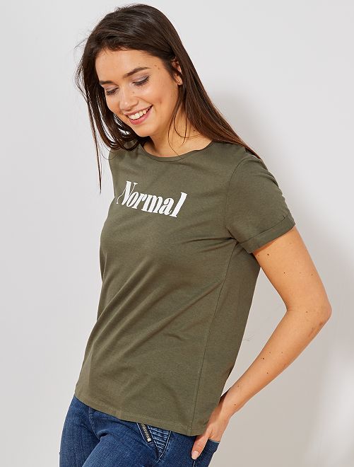 t shirt avec imprimé femme