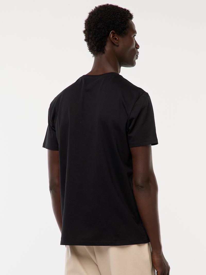 T-shirt imprimé 'Mickael Jackson' 'Thriller' à manches courtes Noir - Kiabi