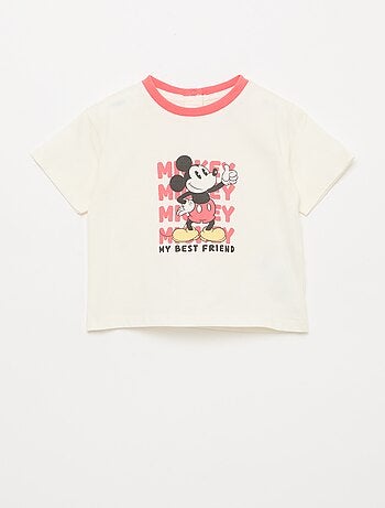 T-shirt imprimé 'Mickey' à manches courtes