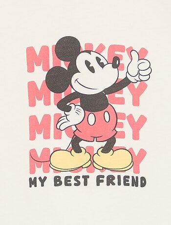 T-shirt imprimé 'Mickey' à manches courtes