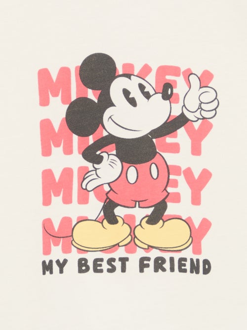 T-shirt imprimé 'Mickey' à manches courtes - Kiabi