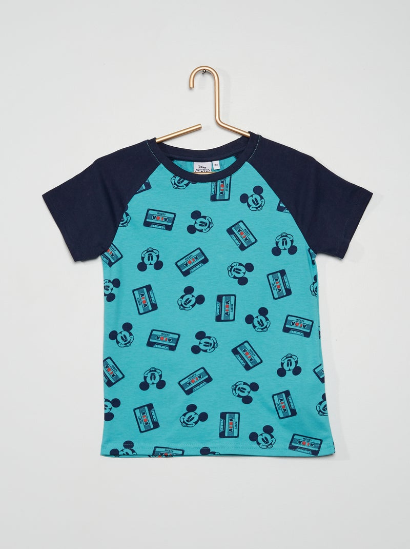 T-shirt imprimé 'Mickey' bleu - Kiabi