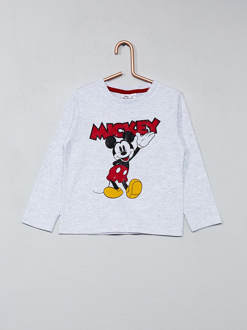 T-shirt imprimé 'Mickey' gris - Kiabi