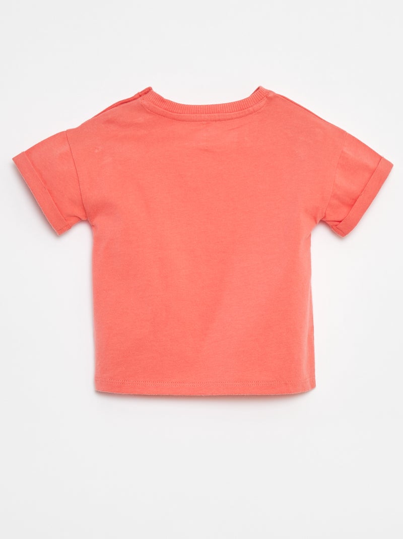 T-shirt imprimé 'Mickey' Rouge - Kiabi