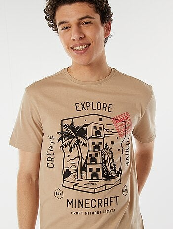 T-shirt imprimé 'Minecraft'