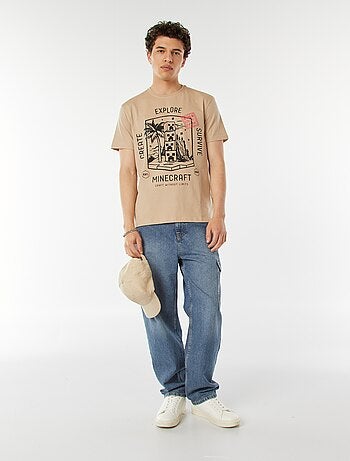 T-shirt imprimé 'Minecraft'