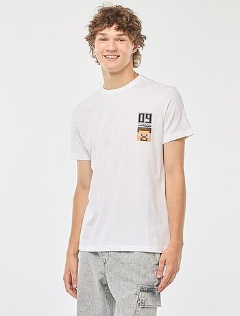 T-shirt imprimé 'Minecraft'