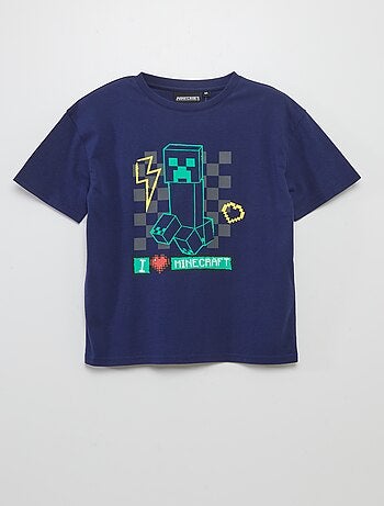 T-shirt imprimé 'Minecraft'