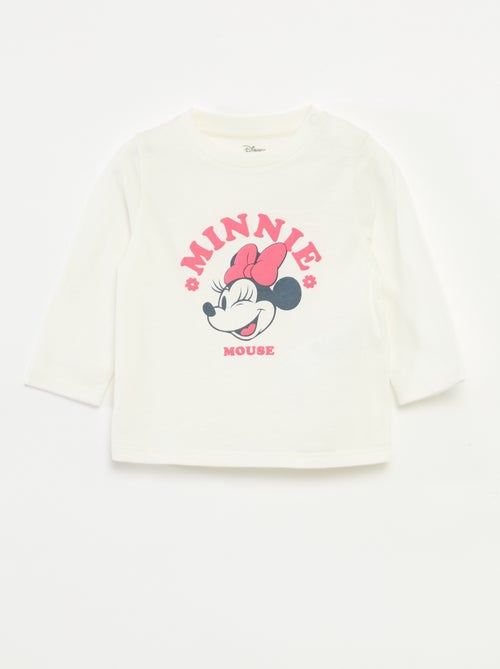 T-shirt imprimé 'Minnie' à manches longues - Kiabi