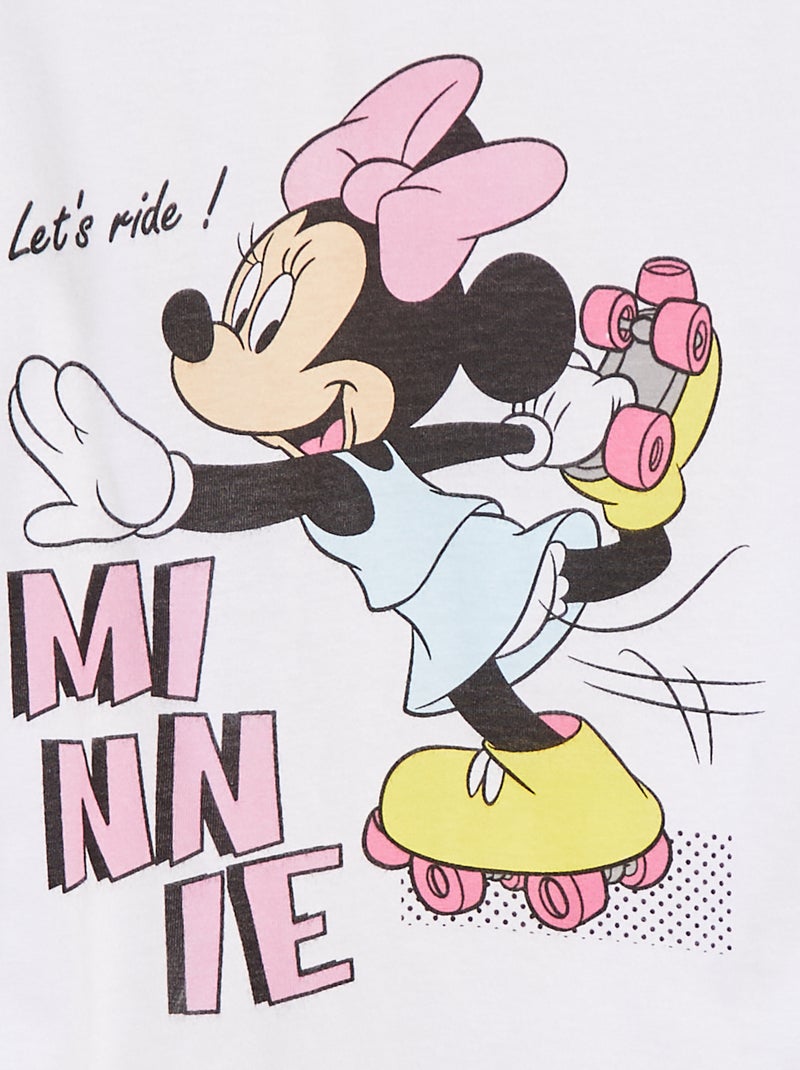 T-shirt imprimé 'Minnie' Blanc - Kiabi