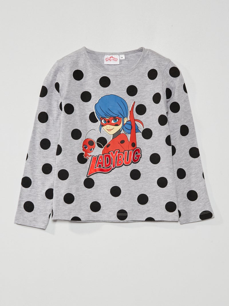 T-shirt imprimé 'Miraculous' gris - Kiabi