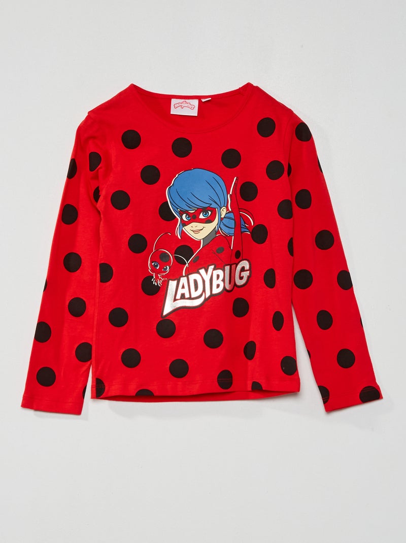 T-shirt imprimé 'Miraculous' rouge - Kiabi