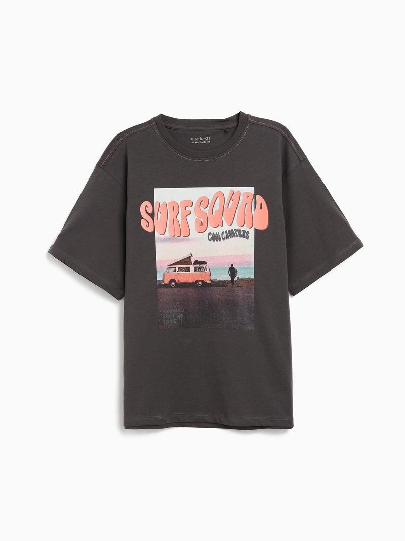 T-shirt imprimé MO Fashion Gris - Kiabi