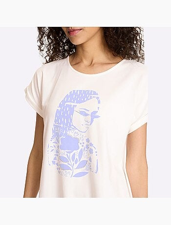 T-shirt Imprimé Mode - Taille Standard - helline