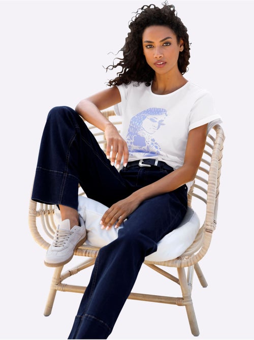 T-shirt Imprimé Mode - Taille Standard - helline - Kiabi