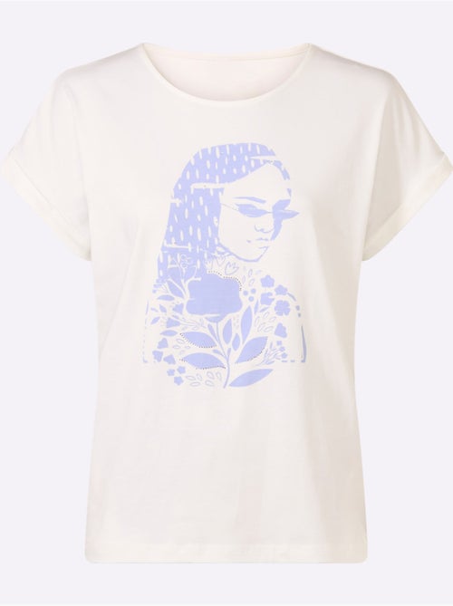 T-shirt Imprimé Mode - Taille Standard - helline - Kiabi