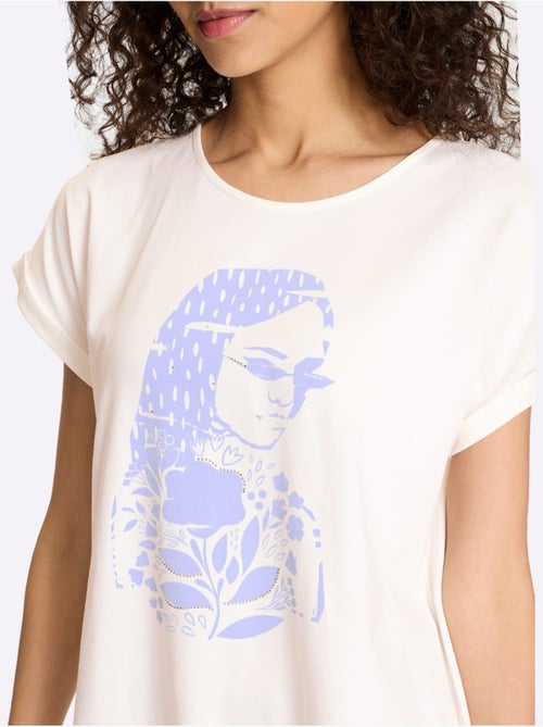 T-shirt Imprimé Mode - Taille Standard - helline - Kiabi