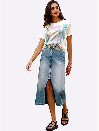 T-shirt Imprimé Mode - Taille Standard - Helline