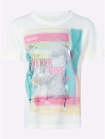 T-shirt Imprimé Mode - Taille Standard - Helline