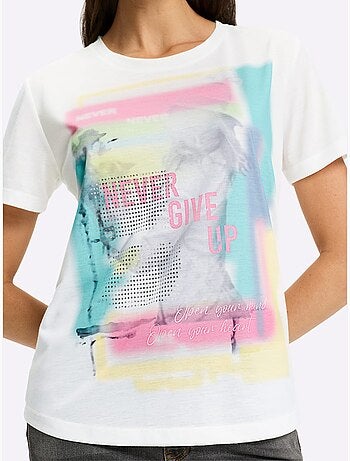 T-shirt Imprimé Mode - Taille Standard - Helline