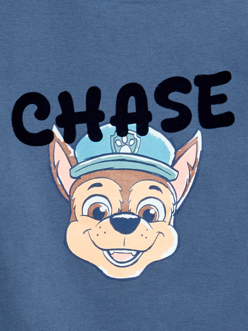 T-shirt imprimé motif doux 'Pat patrouille' en coton Bleu - Kiabi