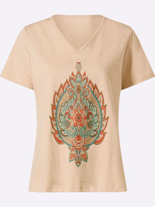 T-shirt Imprimé Motif Imprimé - Taille Standard - Helline - Kiabi T-shirt Imprimé Motif Imprimé - Taille Standard - Helline - Kiabi