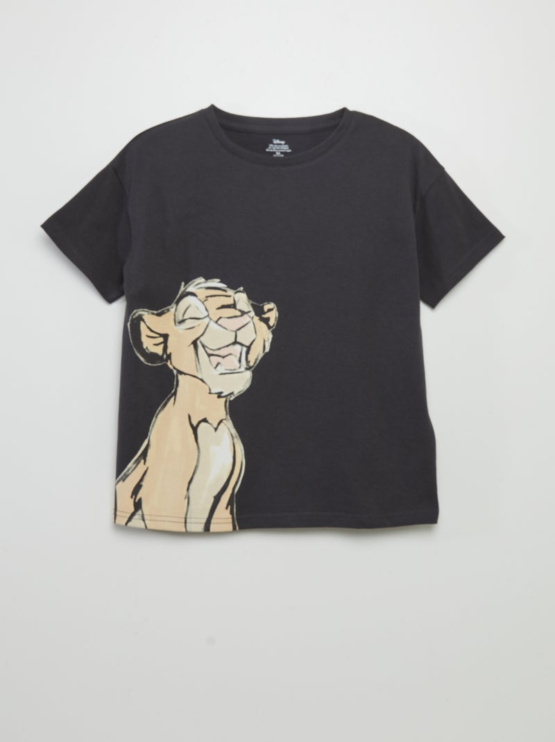 T-shirt imprimé 'Nala' Noir - Kiabi
