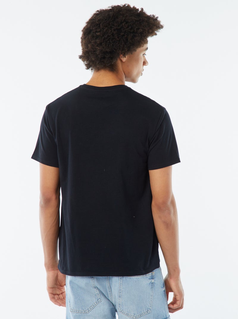 T-shirt imprimé 'Naruto' manches courtes Noir - Kiabi