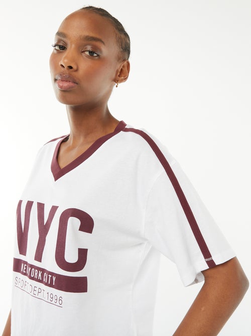 T-shirt imprimé 'New York' oversize - Kiabi