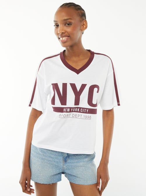 T-shirt imprimé 'New York' oversize - Kiabi