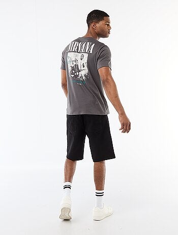 T-shirt imprimé 'Nirvana'