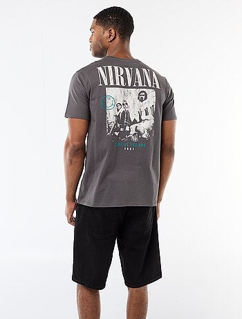 T-shirt imprimé 'Nirvana'