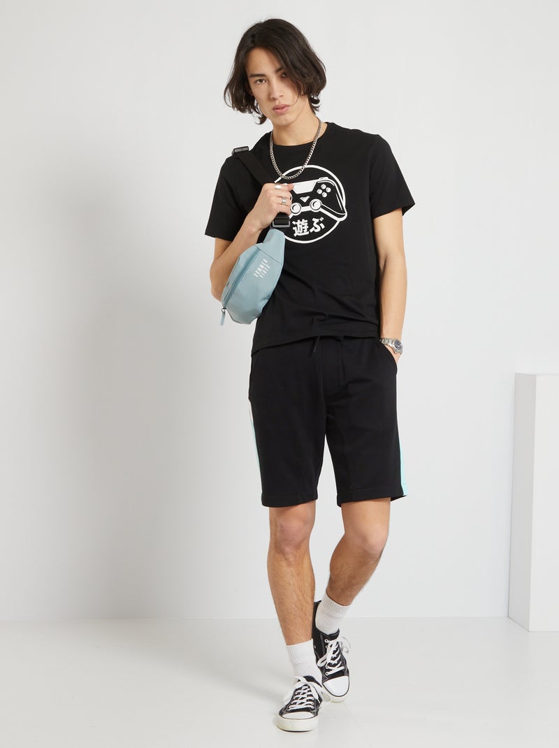 T-shirt imprimé NOIR - Kiabi