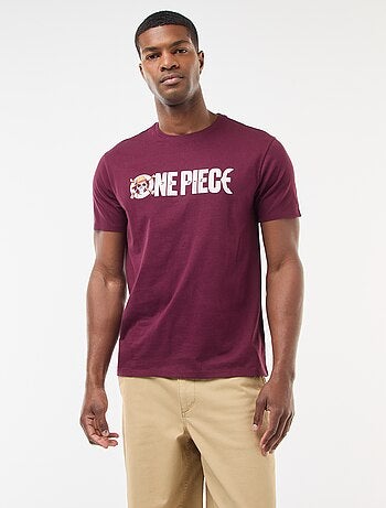 T-shirt imprimé 'One Piece' à manches courtes