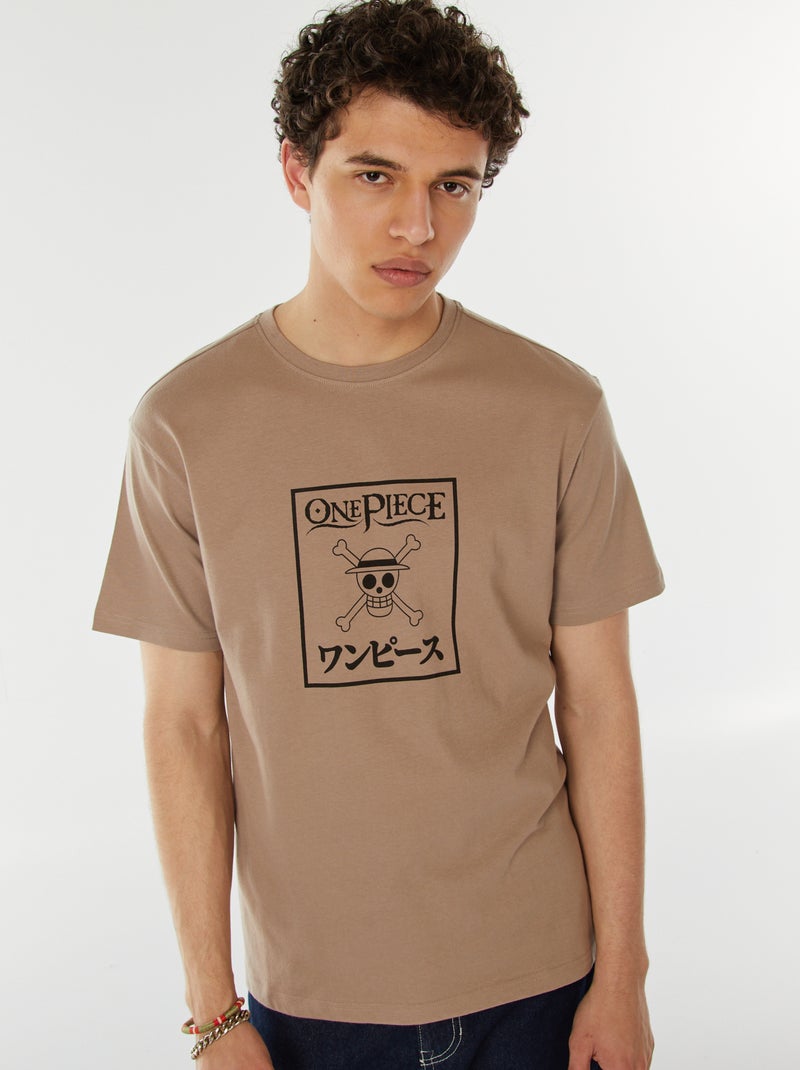 T-shirt imprimé 'One piece' BEIGE - Kiabi