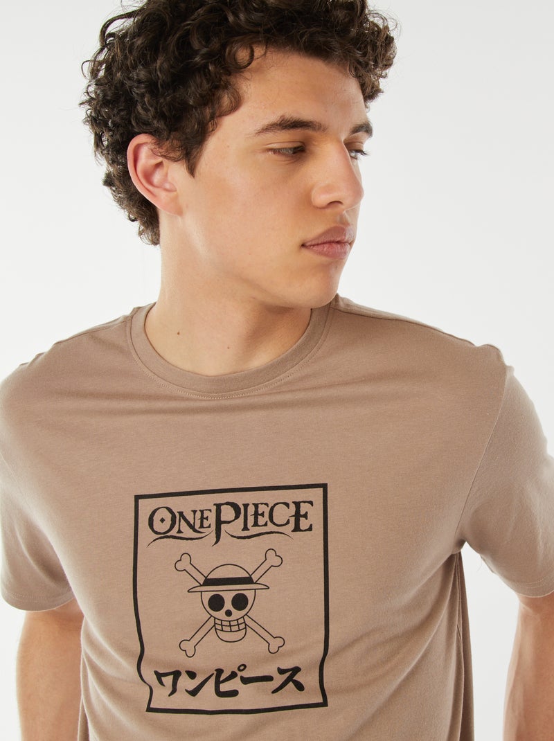 T-shirt imprimé 'One piece' BEIGE - Kiabi