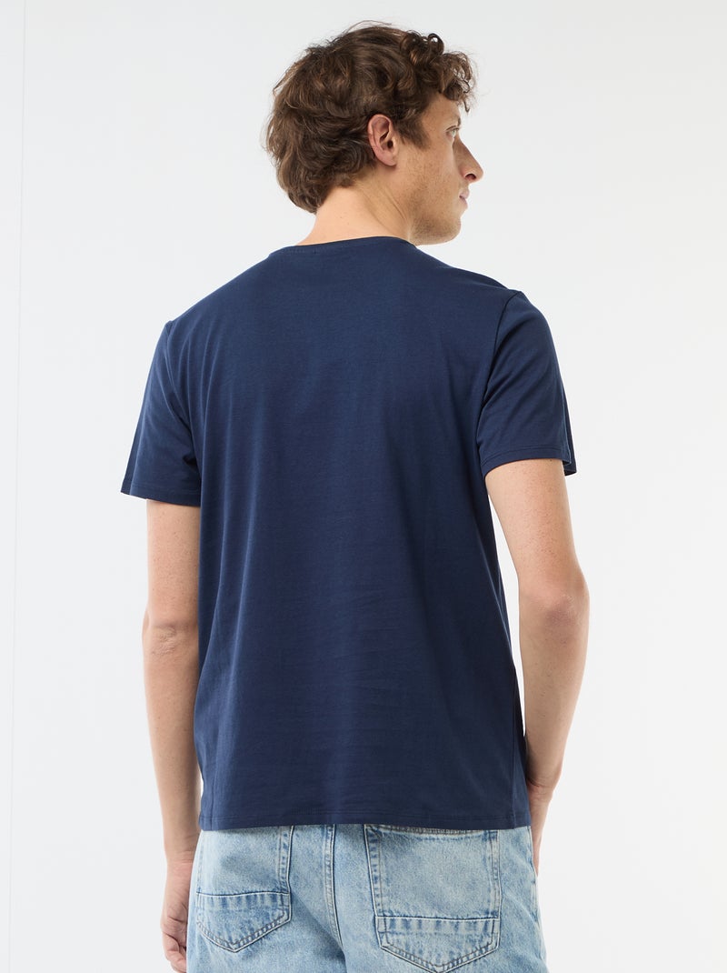 T-shirt imprimé 'One piece' Bleu marine - Kiabi