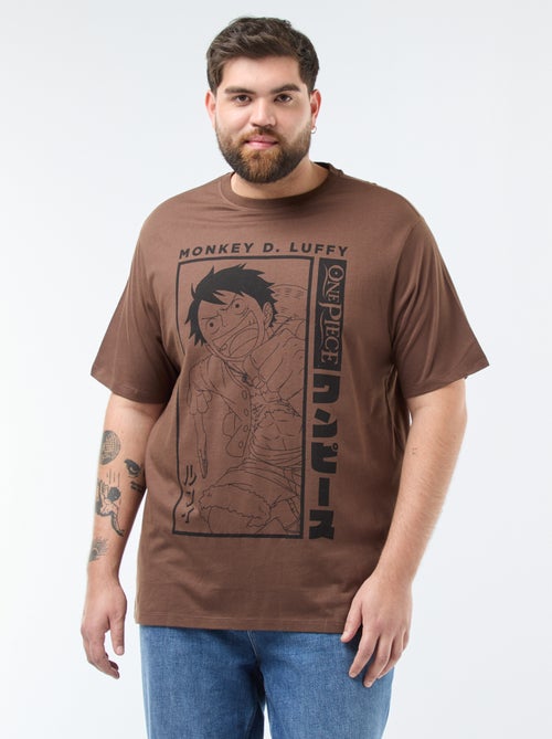 T-shirt imprimé 'One piece' en coton - Kiabi