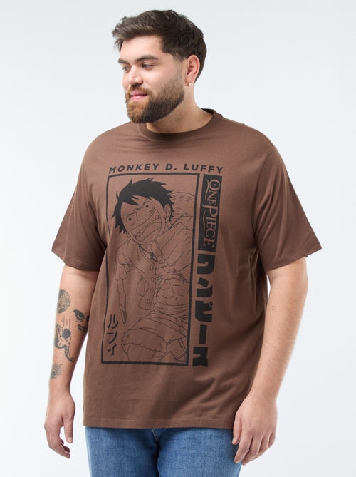 T-shirt imprimé 'One piece' en coton - Kiabi