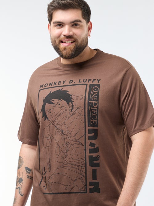 T-shirt imprimé 'One piece' en coton - Kiabi