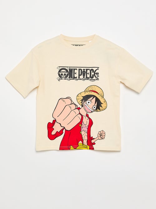 T-shirt imprimé 'One piece' manches courtes en coton - Kiabi T-shirt imprimé 'One piece' manches courtes en coton - Kiabi